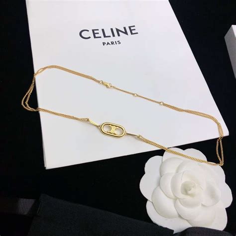 celine ceinture|maillon triomphe necklace.